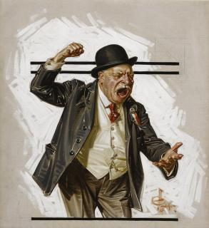 Joseph Christian Leyendecker - The Politician (Campaign Orator) 