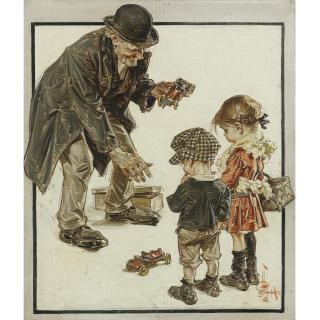 Joseph Christian Leyendecker - The Toy Peddler