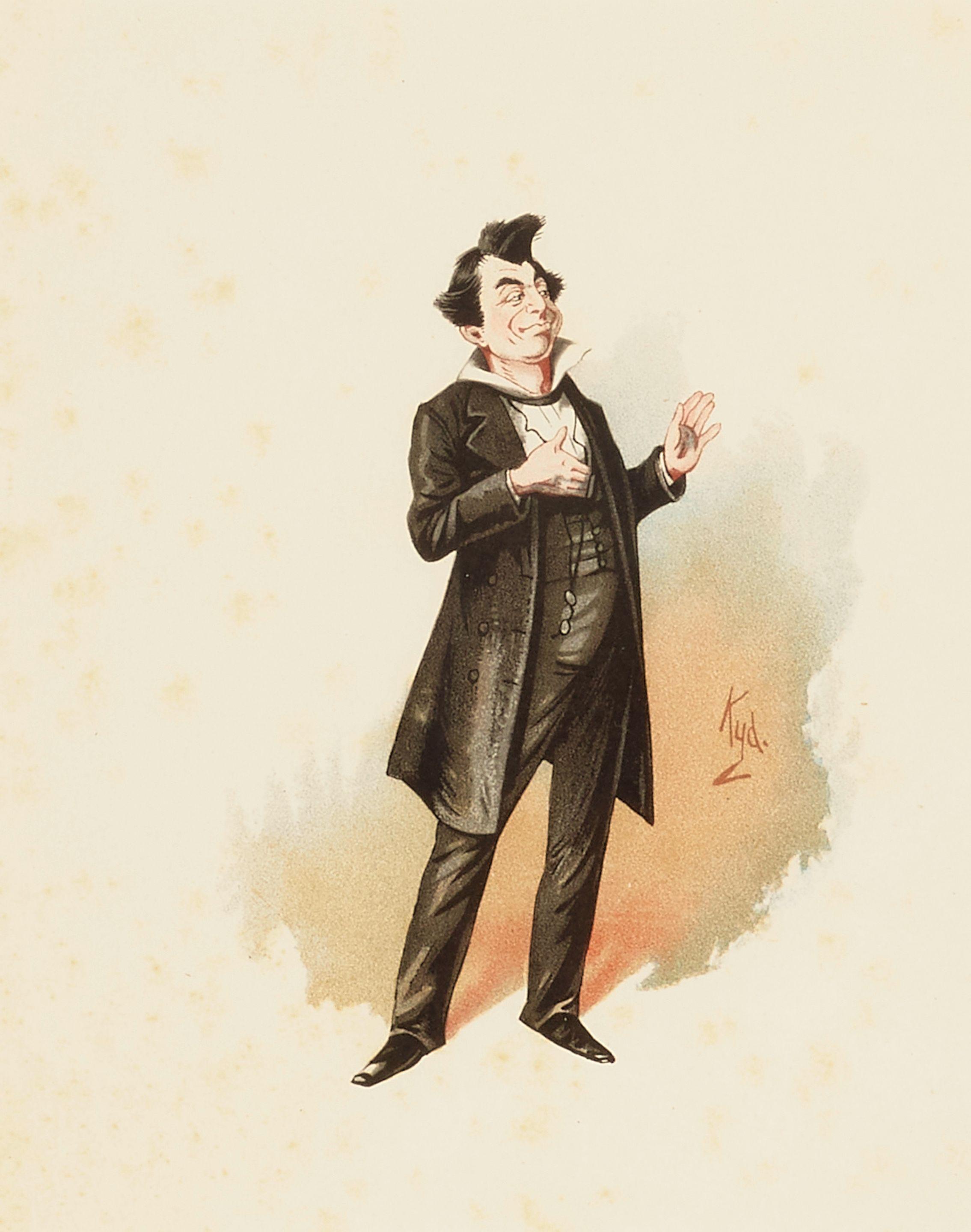 Joseph Clayton Clarke - 7 Plates, from Some Well Known Characters from the Works of Charles Dickens, c. 1890