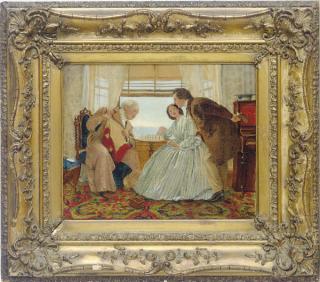 Joseph Clayton Clarke - A leisure game of chess