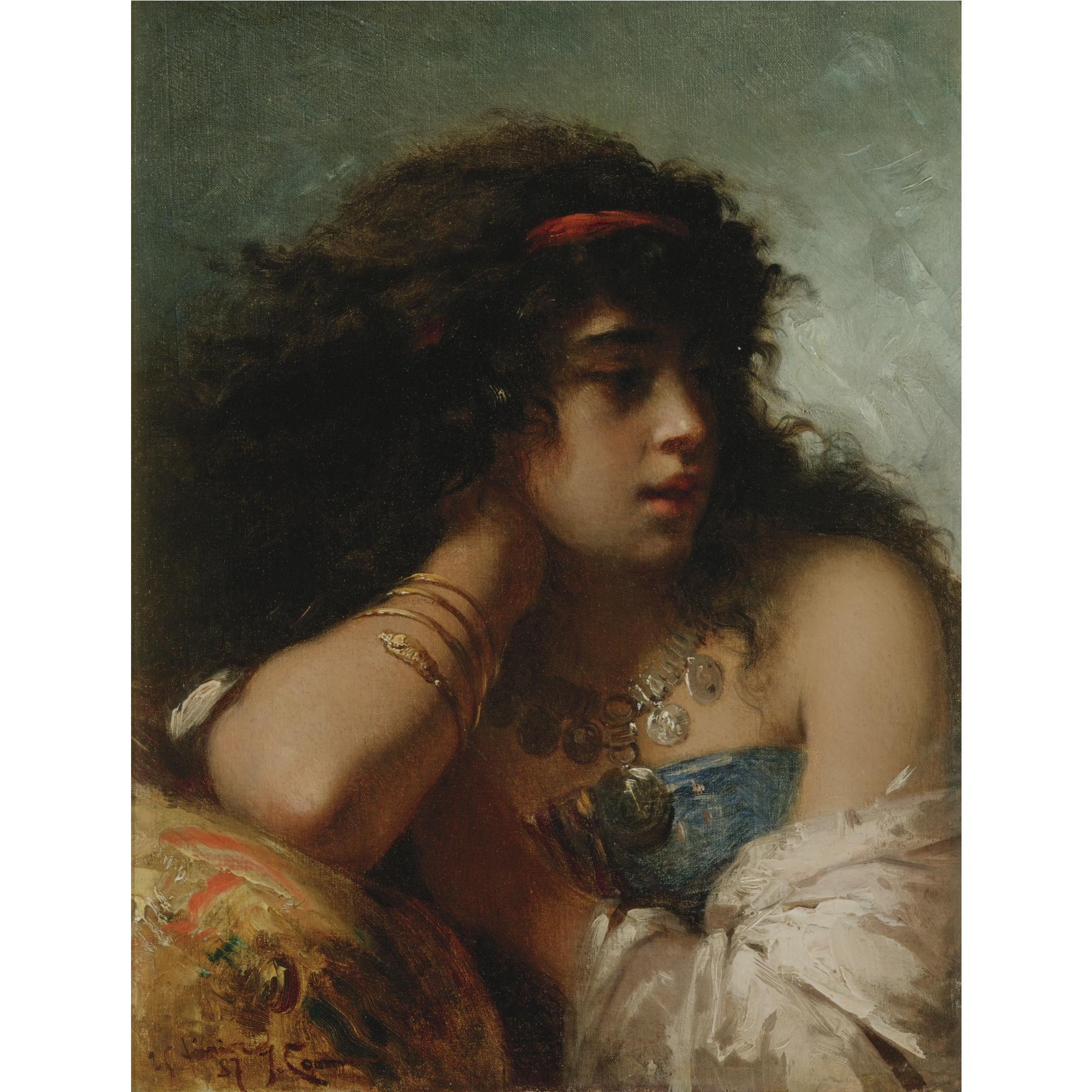 Joseph Coomans - Belgian Odalisque