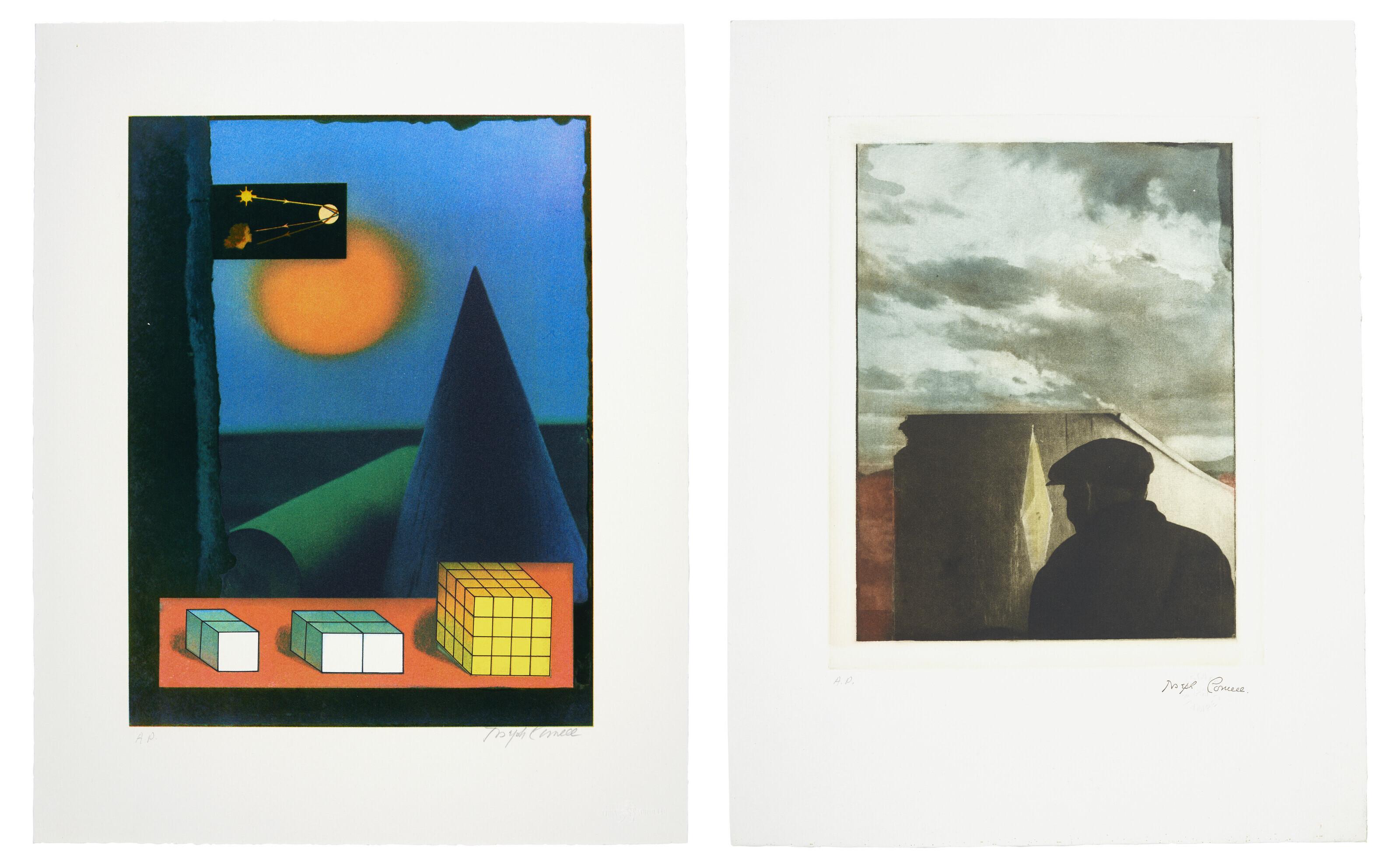 Joseph Cornell - Prints for Phoenix House: Two Prints