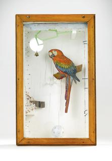 Joseph Cornell - Untitled (Aviary Series, Parrot With Toy Bell)