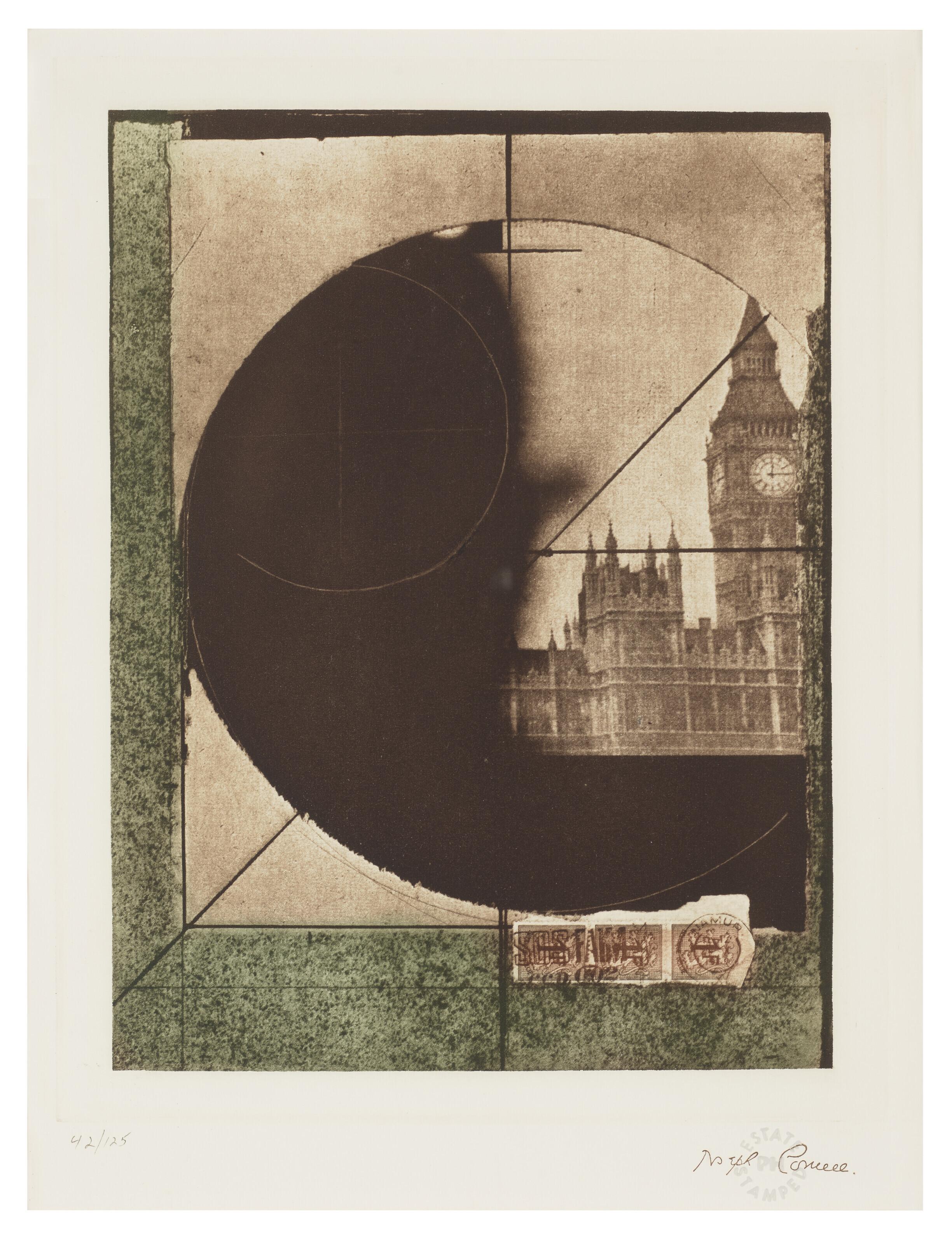 Joseph Cornell - Untitled (Derby Hat), from Prints for Phoenix House