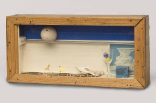 Joseph Cornell - Untitled (Sails, Wine Glass and Constellation Cube)