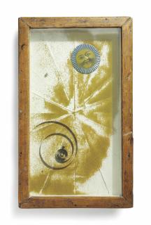 Joseph Cornell - Untitled (Sand Tray With Sun Face)