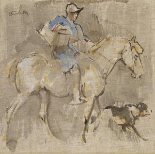 Joseph Crawhall, R.S.W. - Groom And Pony