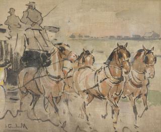 Joseph Crawhall, R.S.W. - The Four in Hand