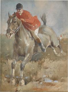 Joseph Crawhall, R.S.W. - The Huntsman