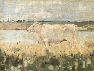 Joseph Crawhall - A Lincolnshire Pasture