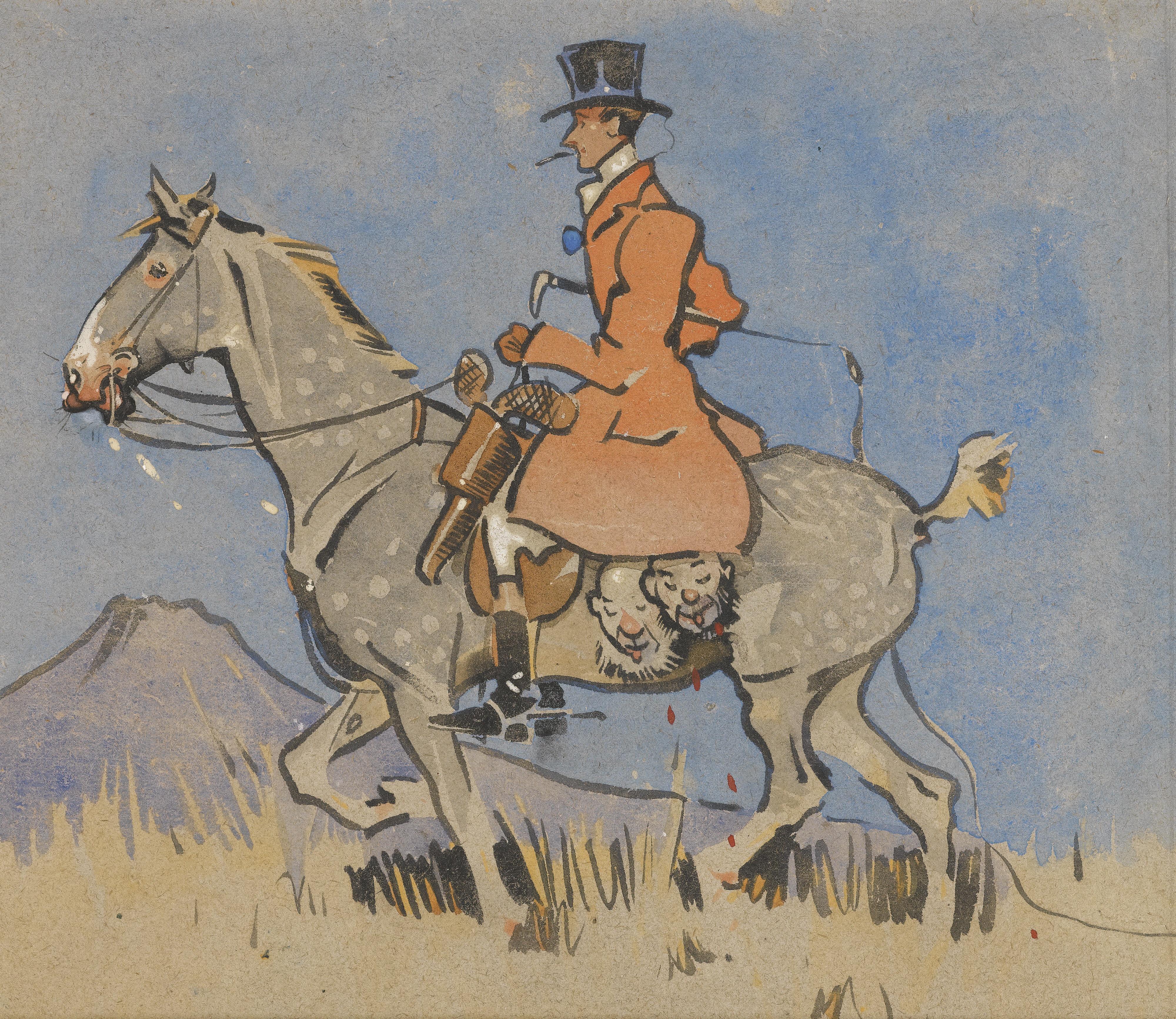 Joseph Crawhall - How Crawhall Pictured A Friend In The Boer War