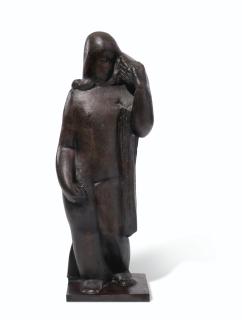 Joseph Csáky - Femme au panier sur l\'épaule ou Femme nue au panier