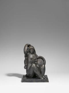 Joseph Csaky - Jeune fille assise au plateau.