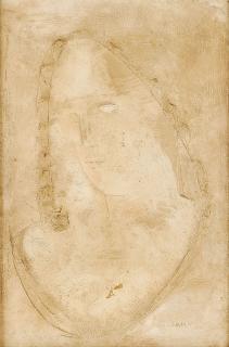 Joseph Csaky - Porträt (Profil de jeune fille).