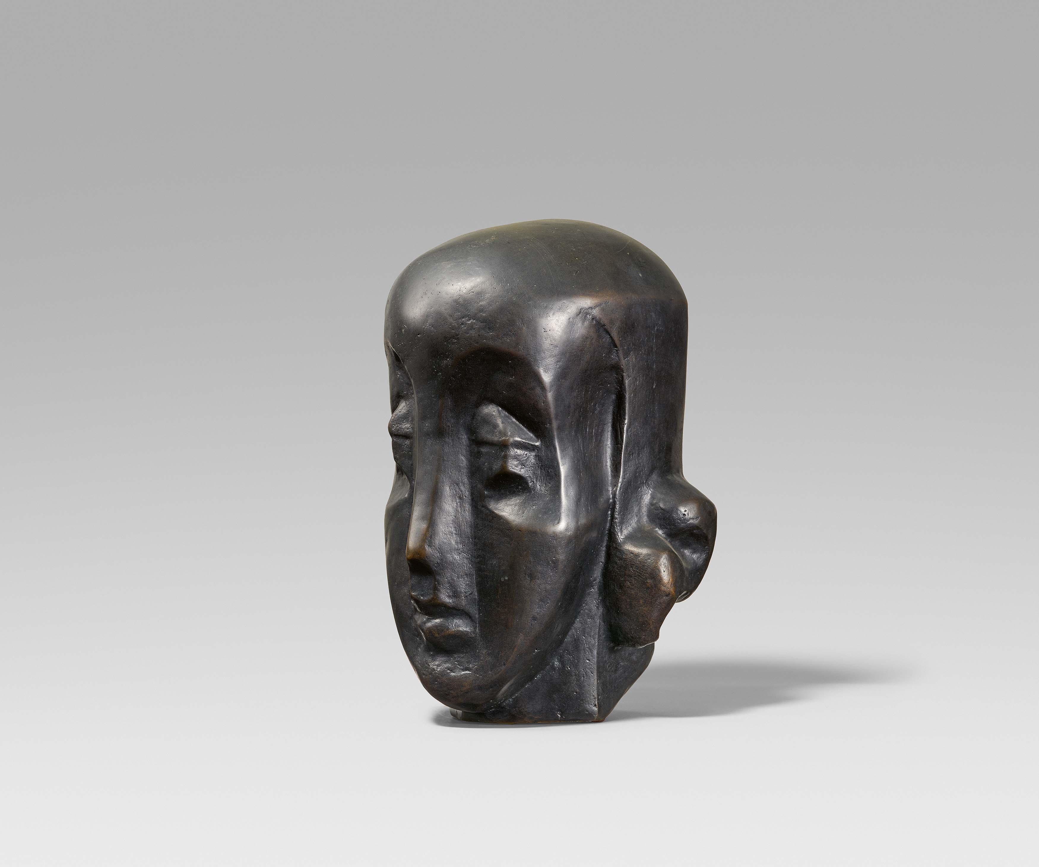 Joseph Csaky - Tête de jeune femme.