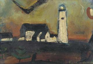 Joseph de Martini - Lighthouse; and Wave