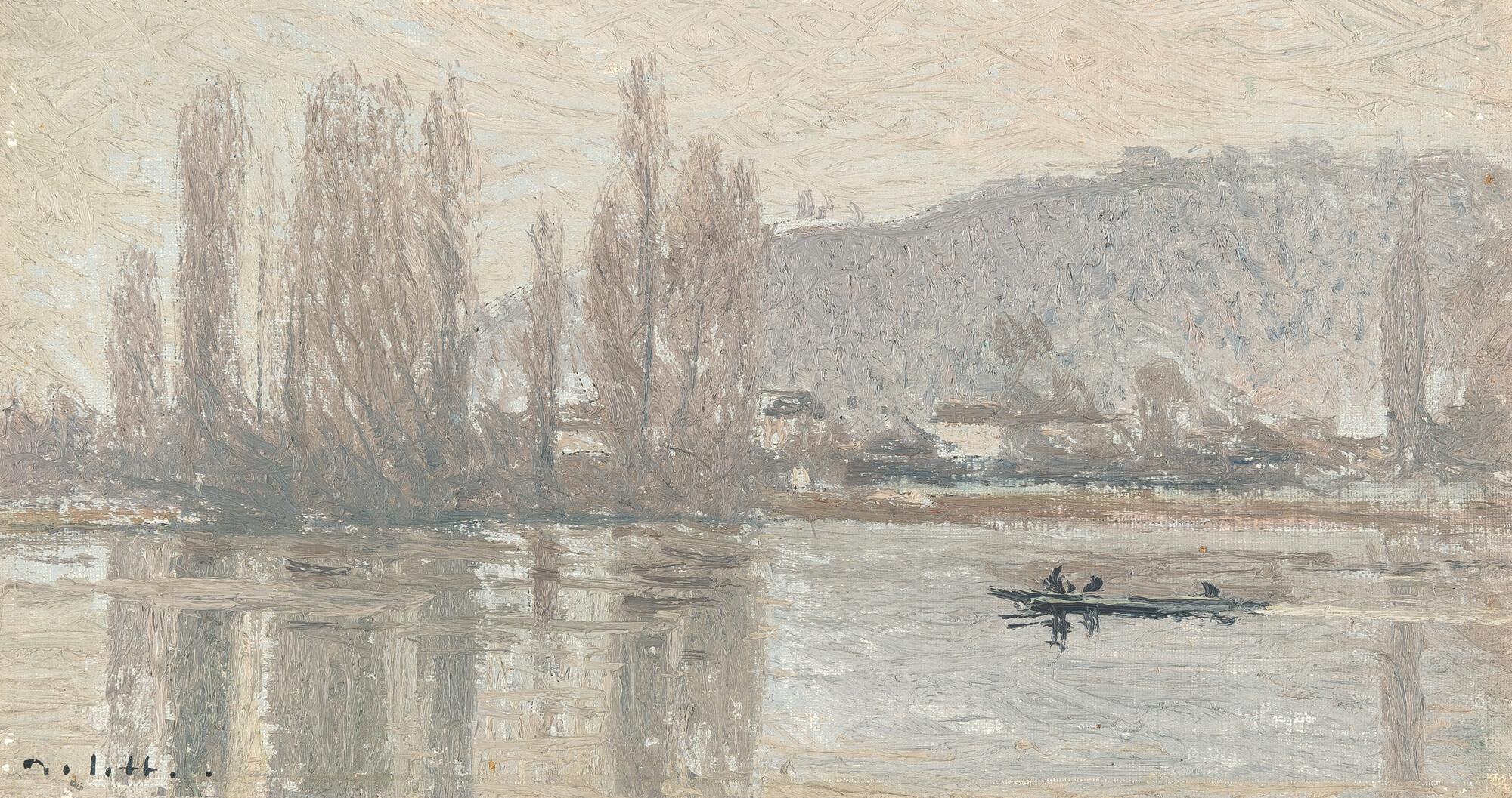 Joseph Delattre - Blick auf die Seine