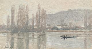 Joseph Delattre - Blick auf die Seine