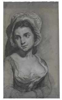 Joseph Ducreux - Portrait Of A Young Woman