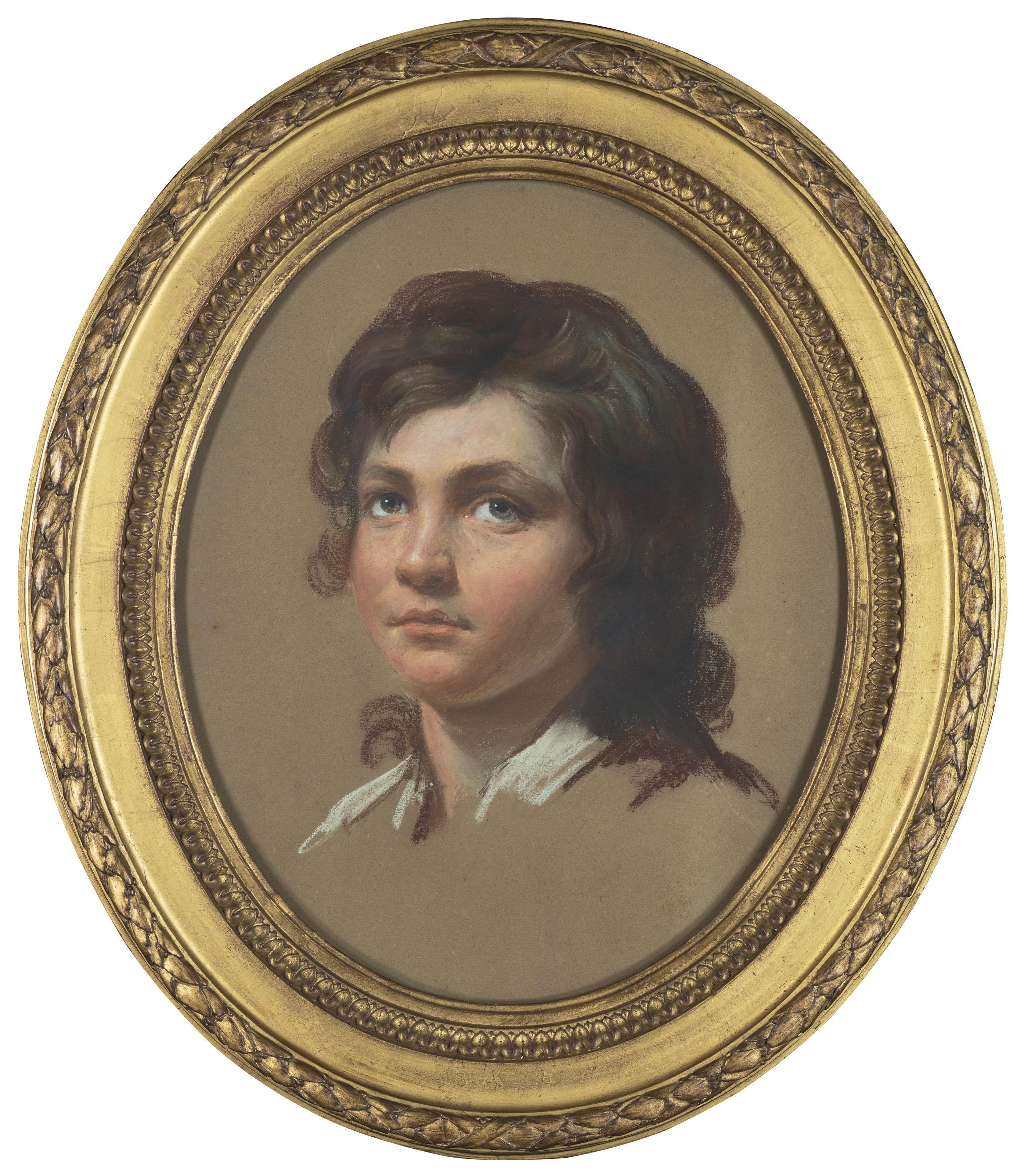 Joseph Ducreux - Tête d\'un jeune garçon