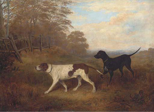 Joseph Dunn Of Worcester - Gundogs On The Scent