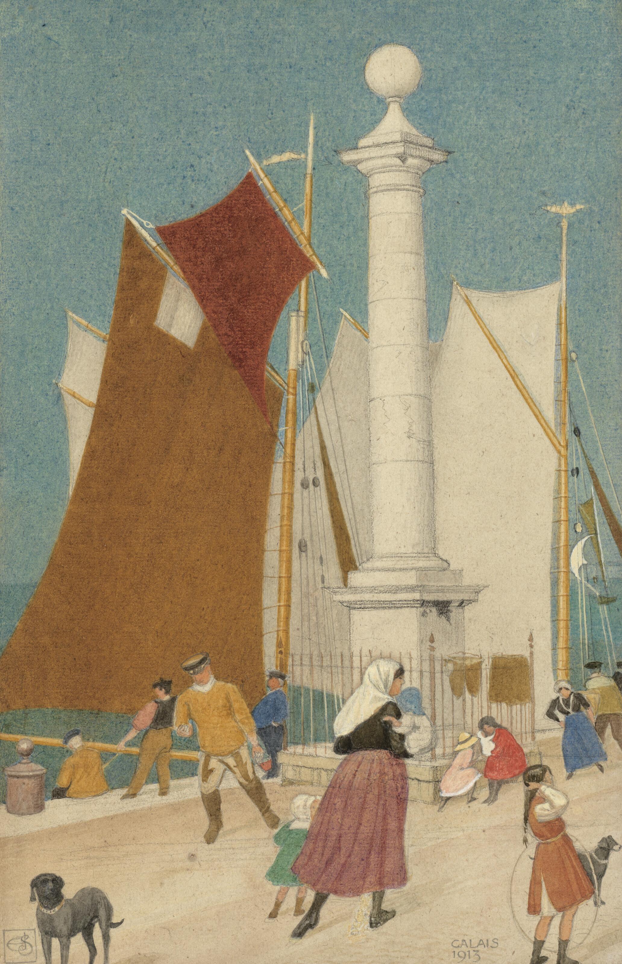 Joseph Edward Southall, R.W.S. - Calais