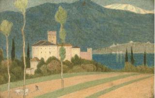 Joseph Edward Southall, R.W.S. - Lago di Garda