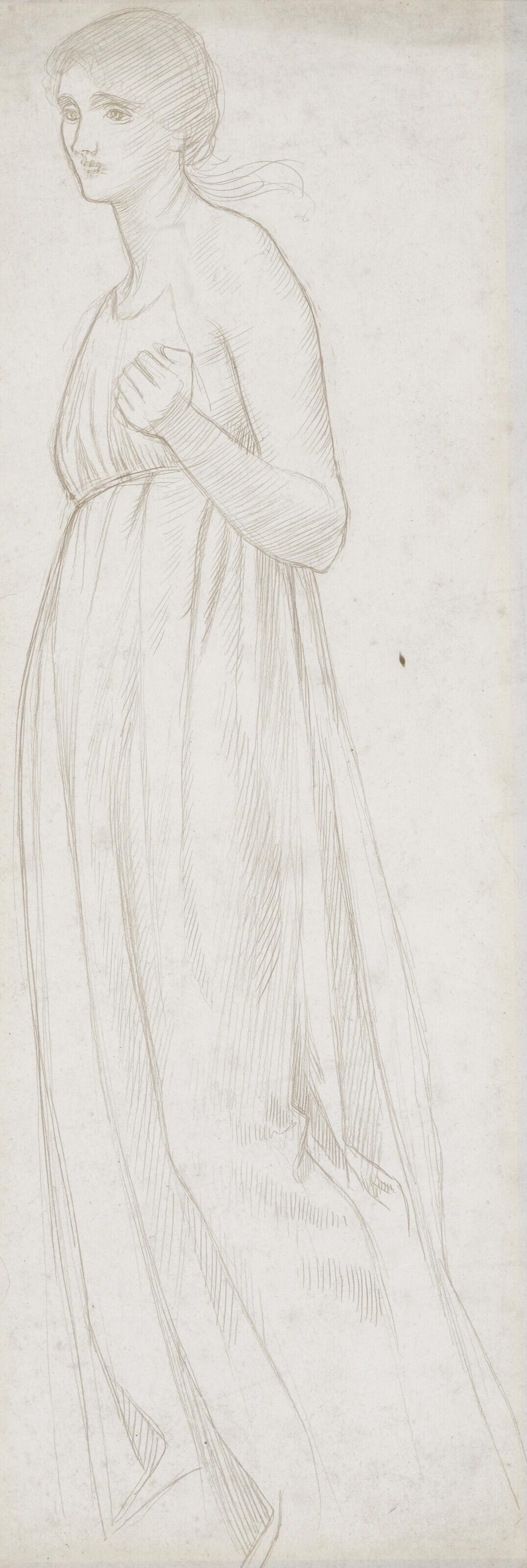 Joseph Edward Southall, R.W.S. - Study of a female figure