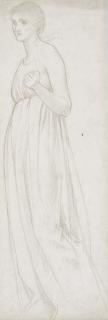 Joseph Edward Southall, R.W.S. - Study of a female figure
