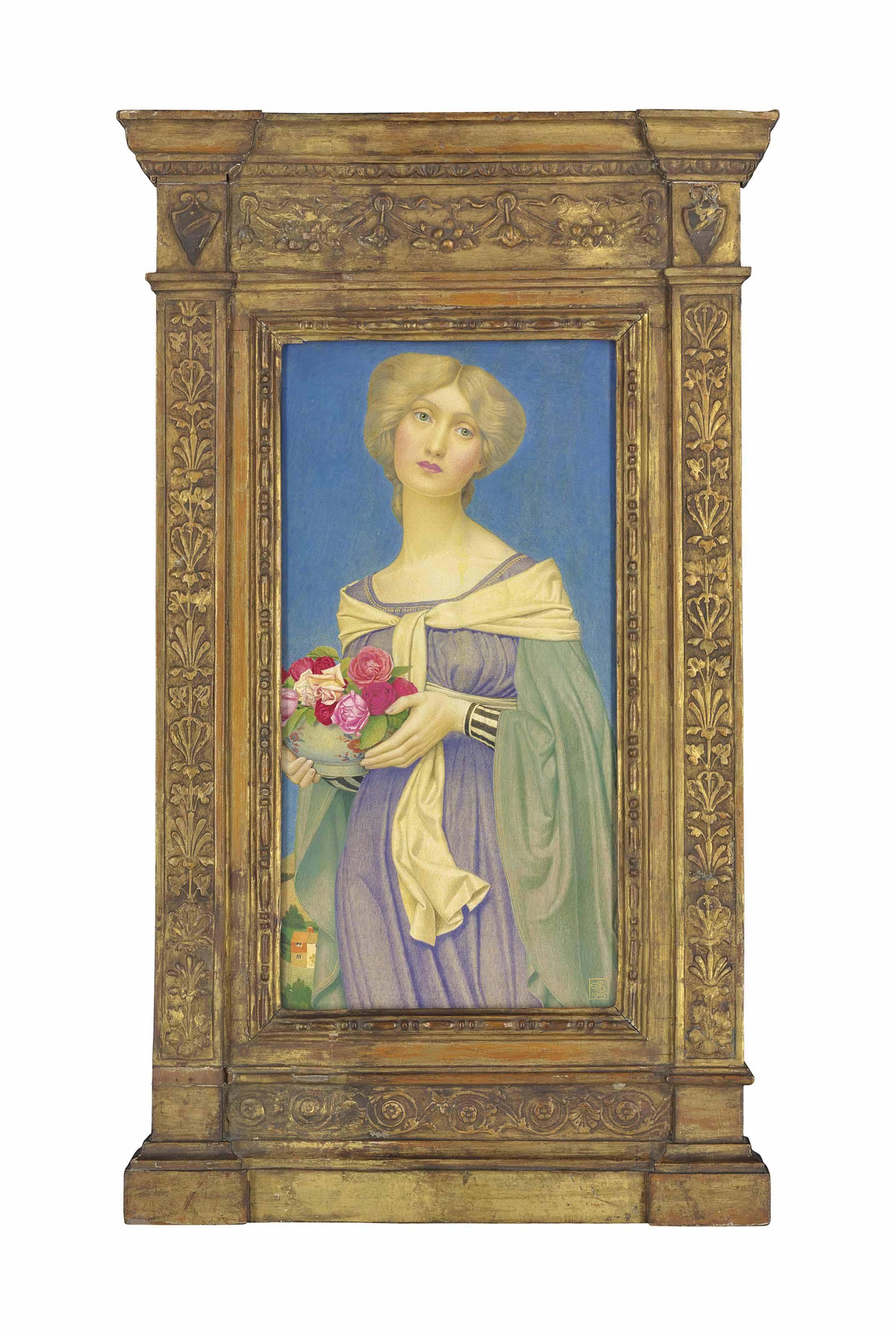 Joseph Edward Southall, R.W.S. - The Rose Bowl