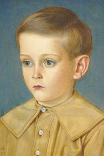 Joseph Edward Southall - Portrait of the artist\'s nephew, Edward Stafford Allen