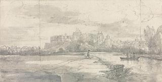 Joseph Farington, R.A. - Windsor Castle from the Brocas