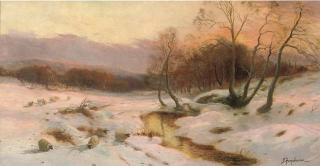 Joseph Farqhuarson, R.A. - A Winter Evening
