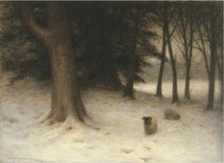 Joseph Farquharson, R.A. - A Winter Evening