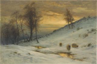 Joseph Farquharson, R.A. - Days Dying Glow