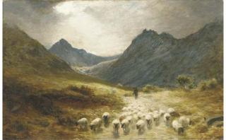 Joseph Farquharson, R.A. - Scene in Arran