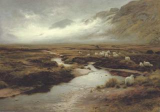 Joseph Farquharson, R.A. - The Moss at Poolewe