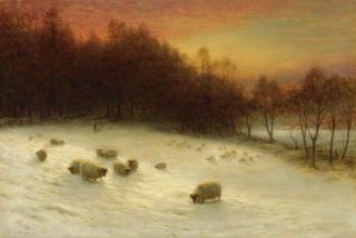 Joseph Farquharson, R.A. - When The West With Evening Glows