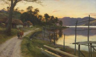 Joseph Farquharson RA - On the way home
