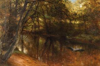 Joseph Farquharson RA - The haunt of the heron