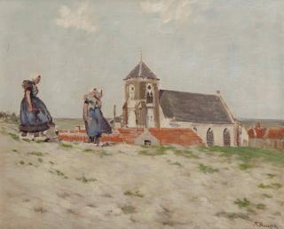 Joseph-Félix Bouchor - Village Dans Les Dunes - Zoutelande, Hollande