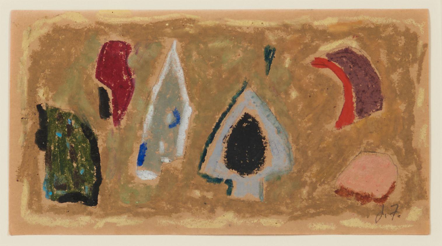 Joseph Fiore - Abstract 4 x 7 1/4 in