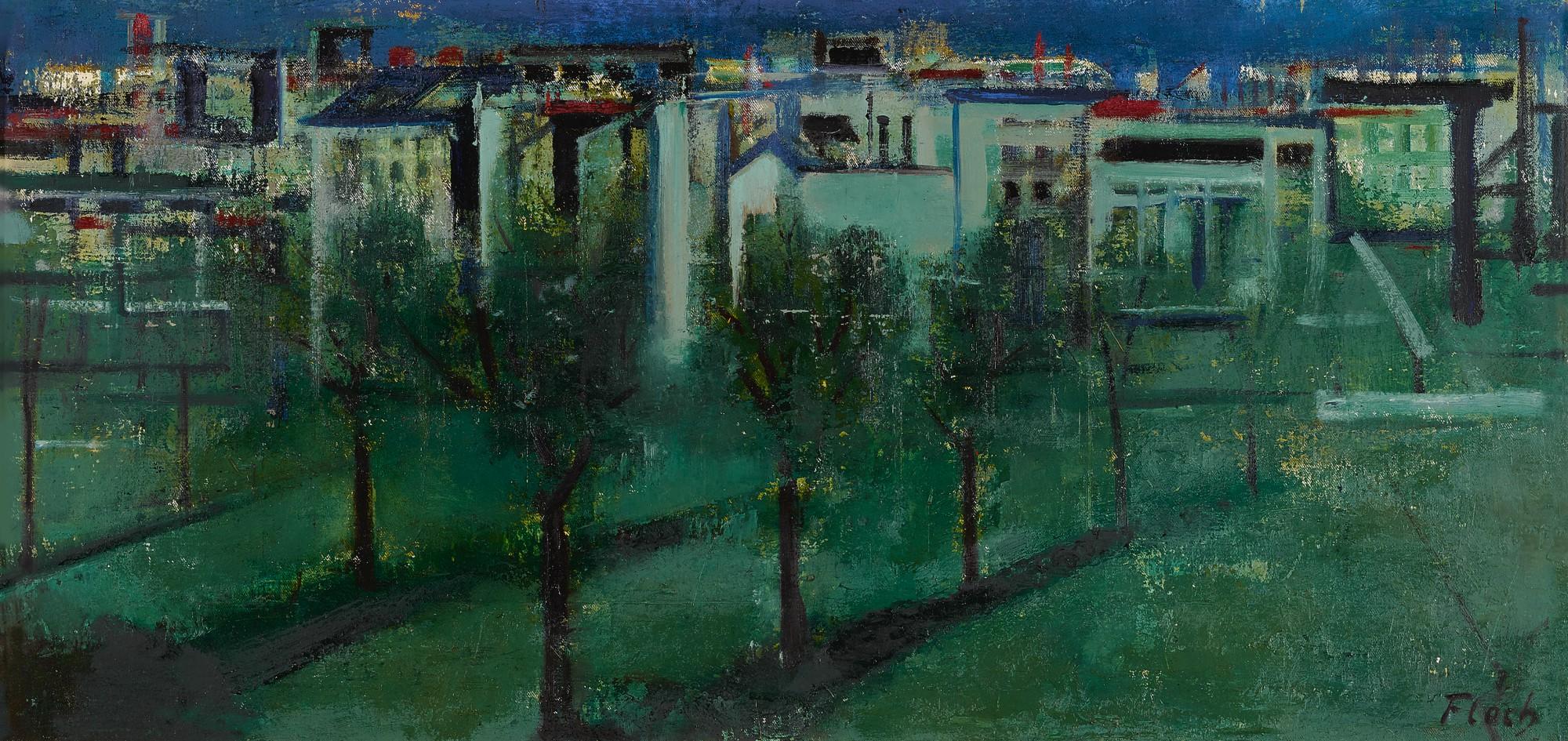 Joseph Floch - Garden Before The City