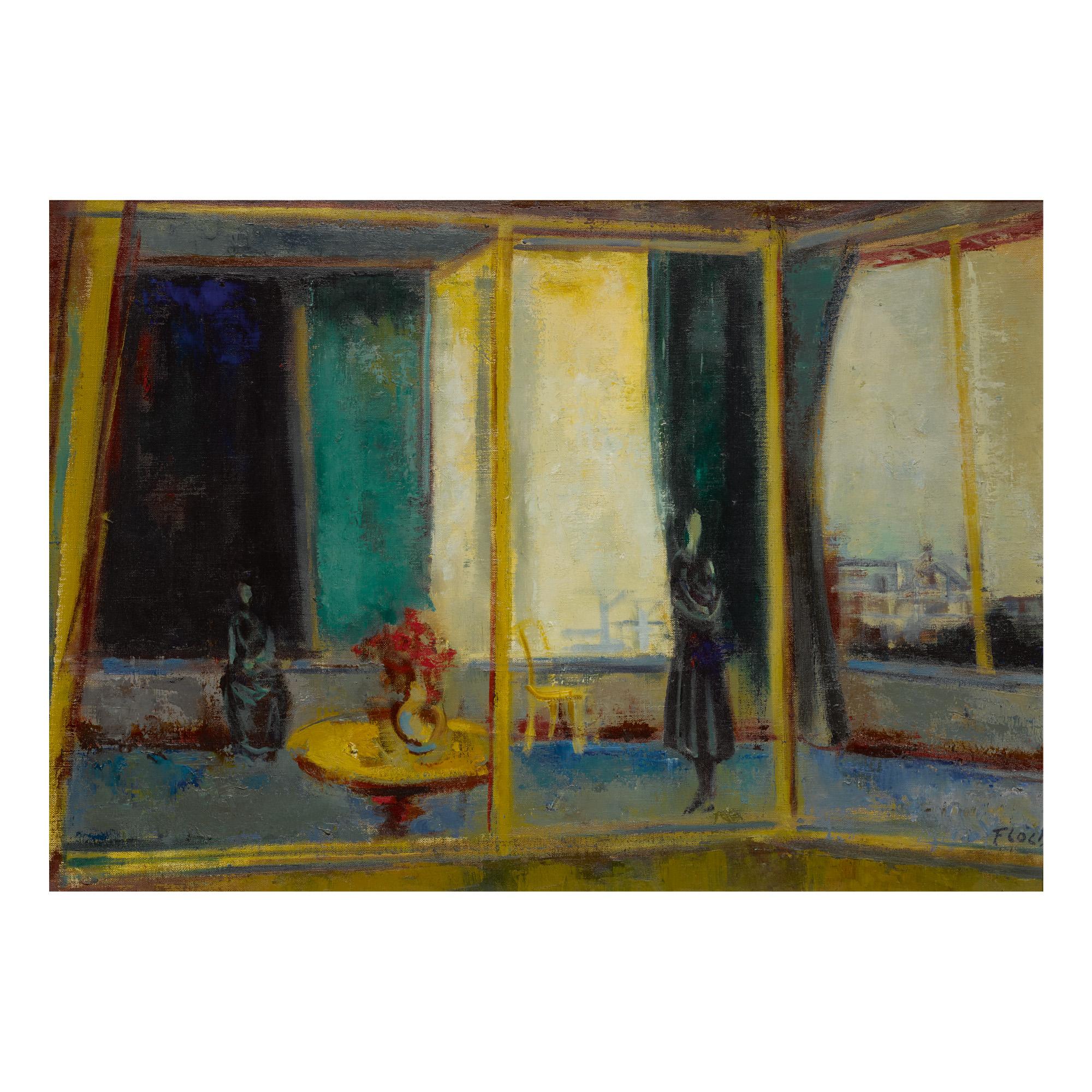 Joseph Floch - Terrace With Still Life