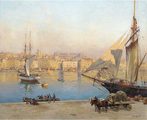 Joseph Garibaldi - Le port de Marseille
