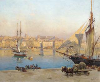 Joseph Garibaldi - Le port de Marseille