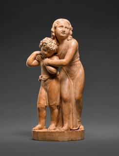 Joseph Gott - Margaret and Jane Gott as \'Babes in the Wood\'