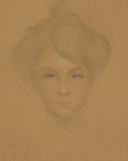 Joseph Granié - Tête de jeune femme