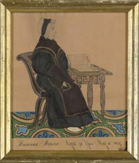 Joseph H. Davis - Portrait of Hannah Monroe