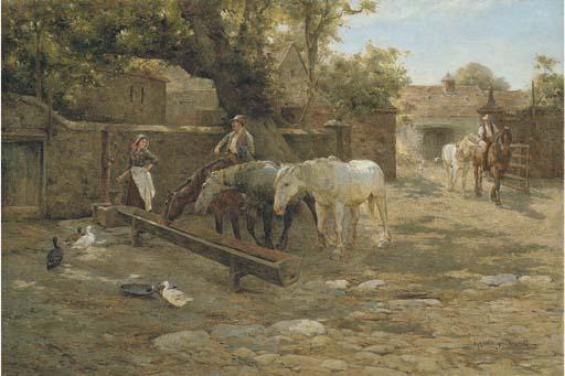 Joseph Harold Swanwick - The Drinking Trough